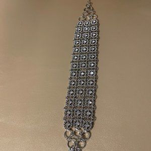 Silver Crystal Choker
